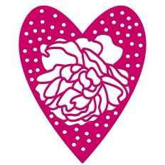 Rose Dot Heart