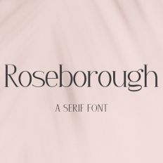 Roseborough Serif Font