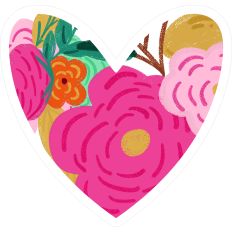 Roses in Heart Valentine’s Day - Print and Cut