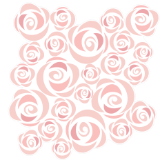 Pink Roses Floral Sticker Sheet