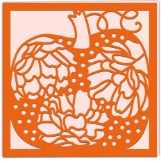 Roses Pumpkin Autumn Thankgiving Greetings Card
