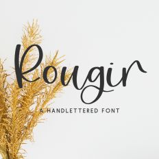 Rougir Script Font