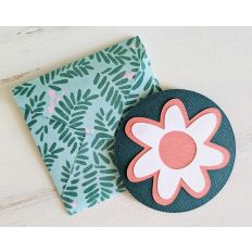Round flower card and envelope