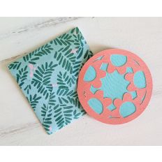 Round flower card and envelope