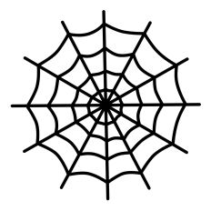Round spiderweb