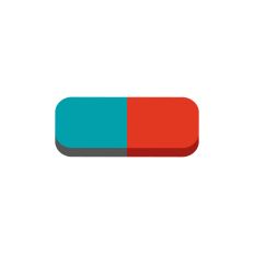 Layered rubber eraser