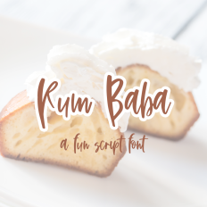 Rum Baba Script Font
