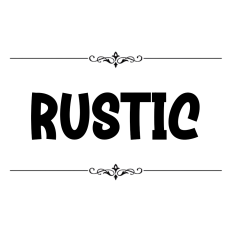 Rustic Font
