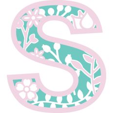 Layered blooming flowers S