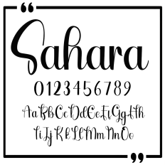Sahara Font