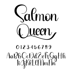 Salmon Queen Font