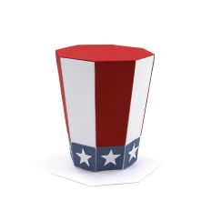 Uncle Sam Hat – 3D Patriotic Paper Decoration