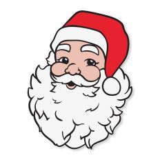 Santa Face SVG