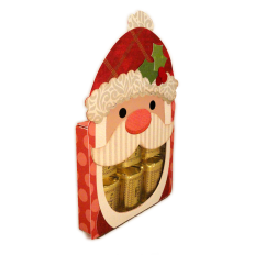 Wide Mouth Santa Nugget Choc Card