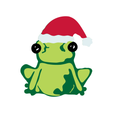 Santa Frog