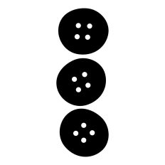 Snowman buttons