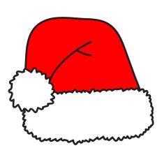 Christmas Santa hat