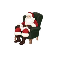 Santa in His Chair