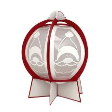 Santa Claus 3D Snow Globe Lantern