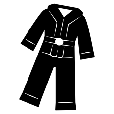 Santa's Suit Silhouette