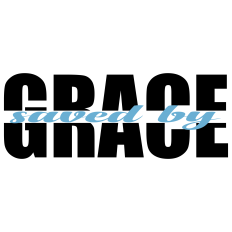 Saved by GRACE - Christian Word Art