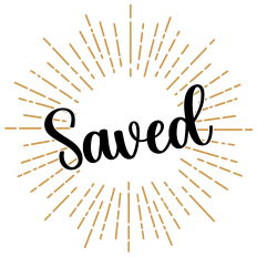 Saved Word Art Decal | Christian Iron-On SVG | Faith T-Shirt Design