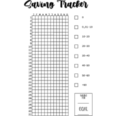saving tracker simple
