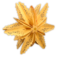 Star Fan Orn Sawtooth Swirls
