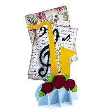 Saxophone Slice Card