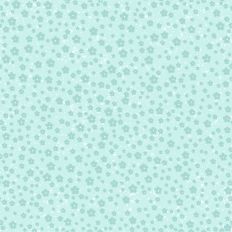 Blue on Blue turquoise tiny flowers printable background pattern