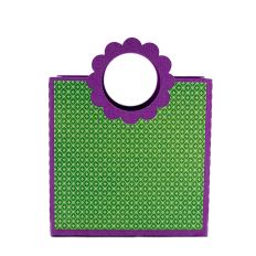 Scalloped handled Bag