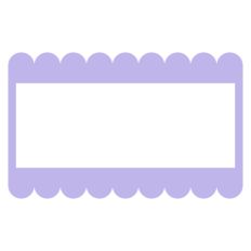 Scallop Name Frame