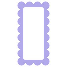 Scallop Rectangle Frame