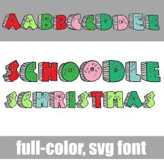 Schoodle Schristmas Color Font