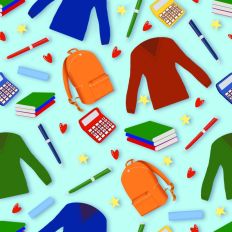 Back to school 2 repeatable pattern paper