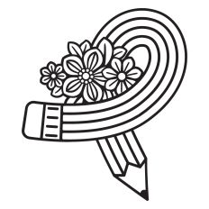 Floral Pencil
