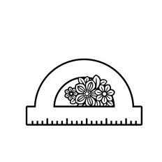 Geometry ruler