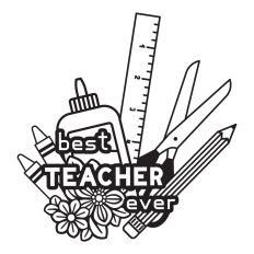 School supplies teacher gift