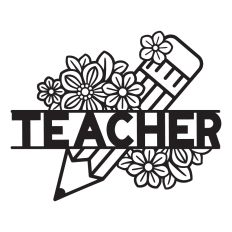 Teacher flowers clipart