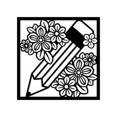 Floral teacher appreciation card