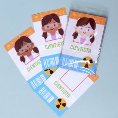 Scientist Girl Lab Access Badge