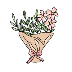 bouquet of flowers sticker