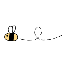 cute bumble bee sticker