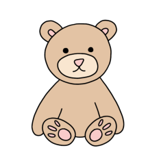 cute teddy bear sticker