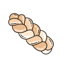 braided bread sticker