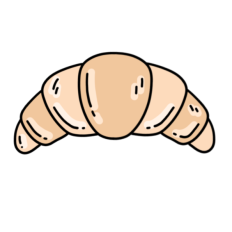 croissant sticker