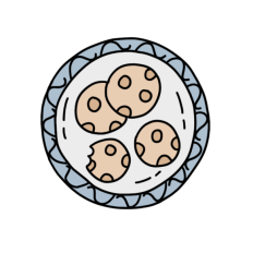 christmas cookies sticker