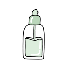 cute selfcare skincare face mist 2 sticker