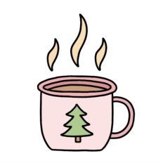 Adventure coffee hiking camping mug sticker