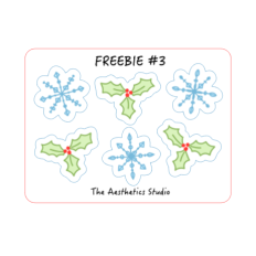 Winter sticker Sheet